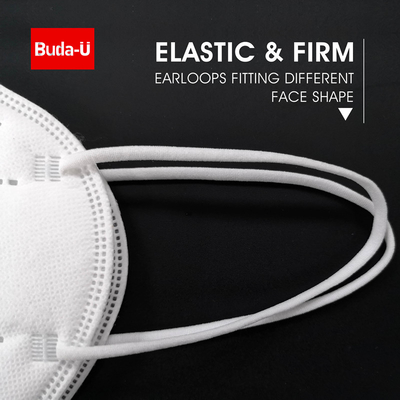 Buda-U生产五层N95防护口罩独立包装 男女通用双层熔喷布