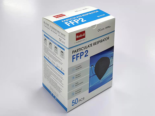 男女折叠式FFP2防护口罩 ffp2 nr防护等级 符合PPE标准 CE 0370