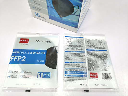 BU-E960 高品质FFP2防护口罩内外双盖设计 防飞沫半面罩ffp2 nr