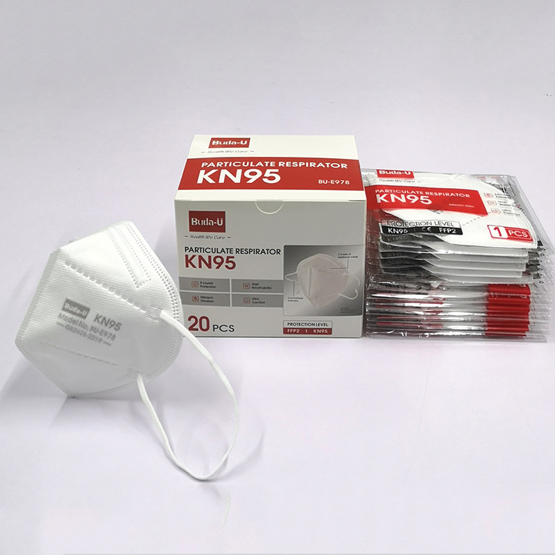 国外销售KN95高效过滤防护口罩 ，KN95半面罩口罩，FDA EUA授权型号，含熔喷布无纺布